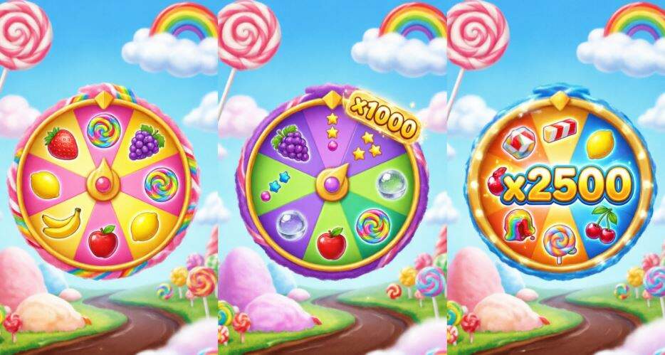 Сравнение разных версий слота Sweet Bonanza (оригинал, 1000 и 2500)